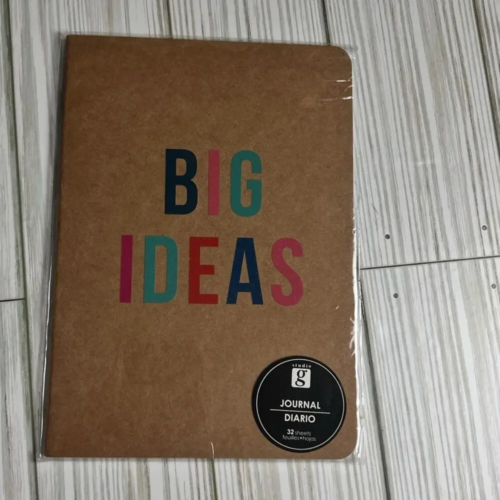 Hampton Art Graphic Motivational Message Writing Notebook New in Package